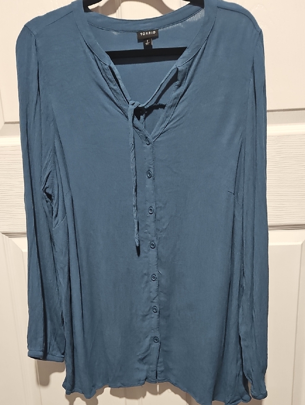torrid Slate Blue Top